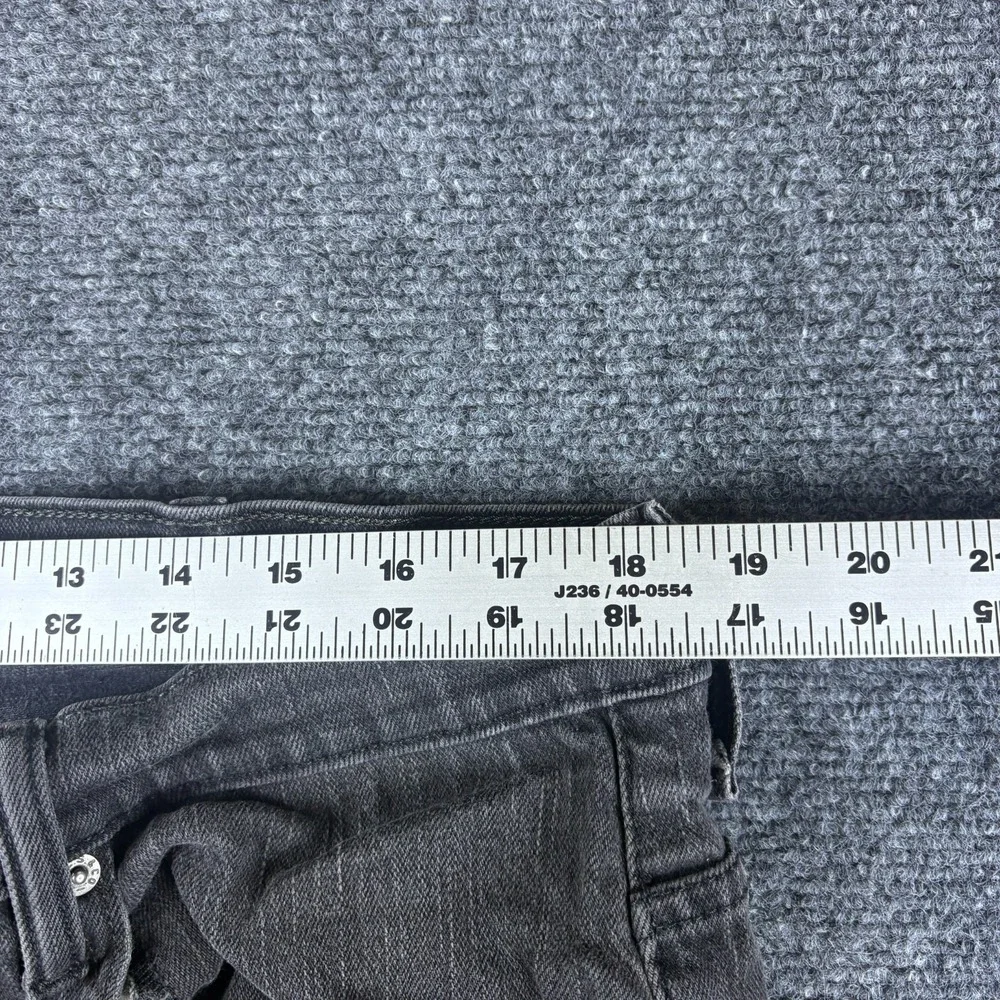 Levi's 569 Jeans Mens 38x28 Black Denim Stretch‎ Mid Rise Classic Straight Leg